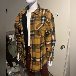 Caliville XL plaid button up flannel jacket